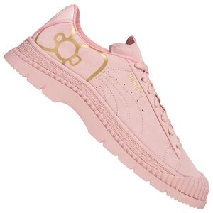 PUMA Women's Pink and Gold Sneakers
